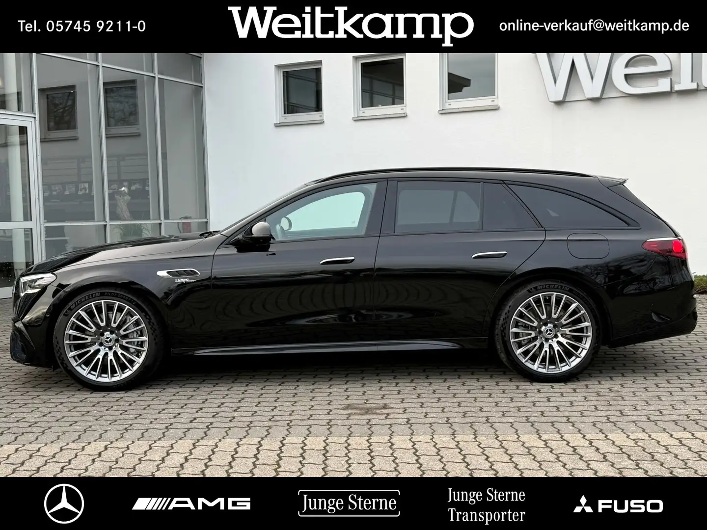 Mercedes-Benz E 53 AMG AMG E 53 Hybrid 4M+ T Pano+AHK+Distr.+Keyl.+360° Schwarz - 2