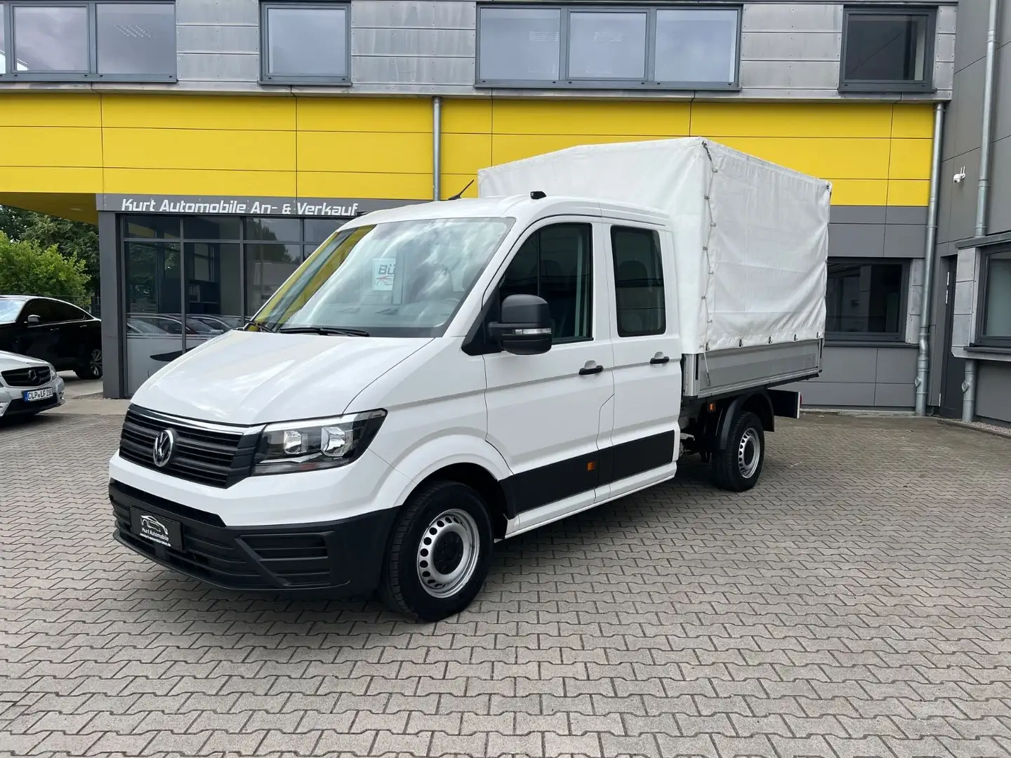 Volkswagen Crafter Pritsche mittellang FWD/LKW/7 SITZER/AHK Wit - 1