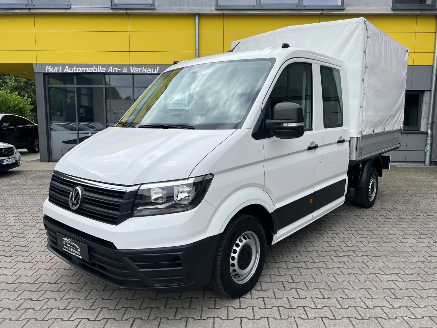 Volkswagen Crafter Pritsche mittellang FWD/LKW/7 SITZER/AHK Wit - 2