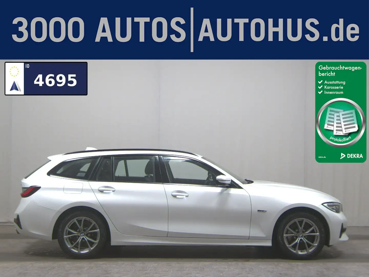 BMW 330 e Touring Sport-Line LC Pro AHK HiFi Navi LED Weiß - 1