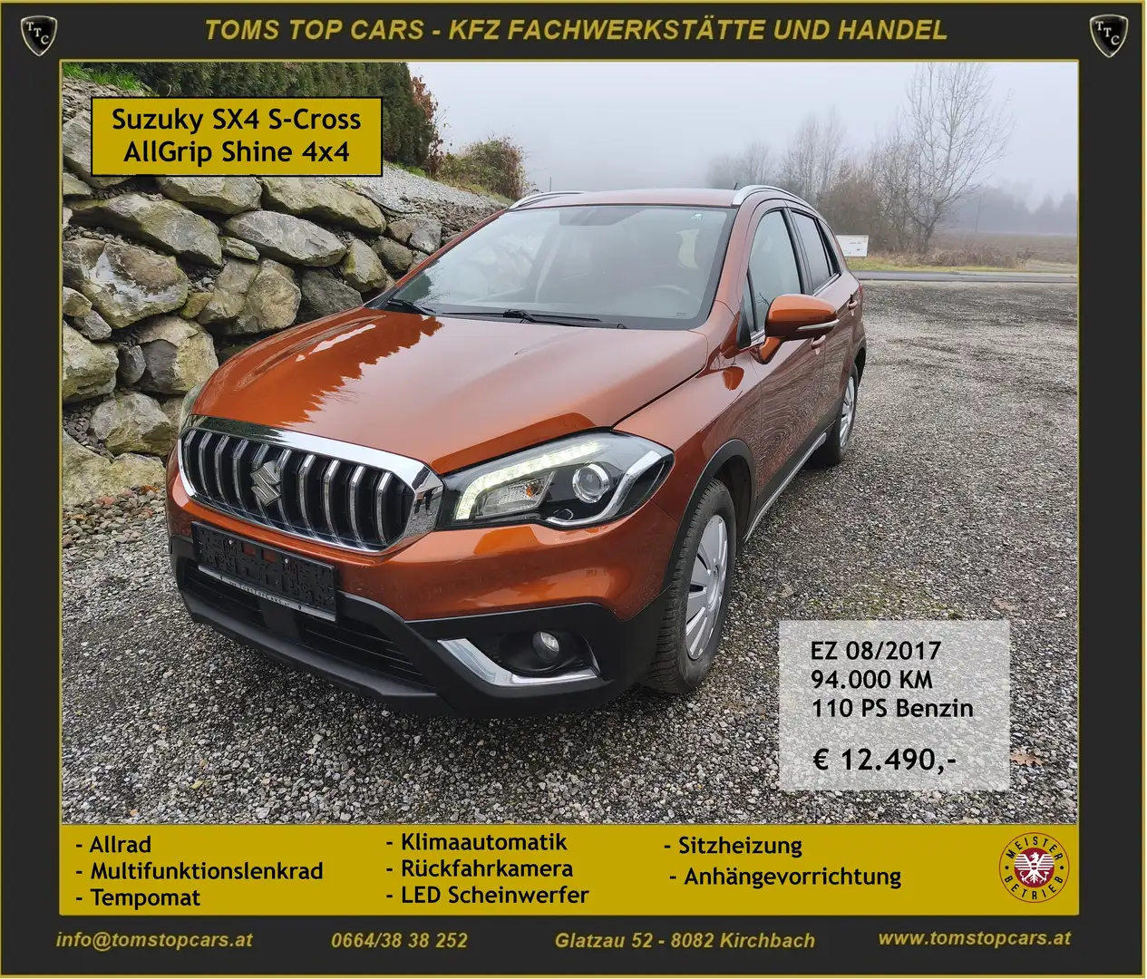 Suzuki SX4 S-Cross Allrad, Anhängevorrichtung Brun - 1