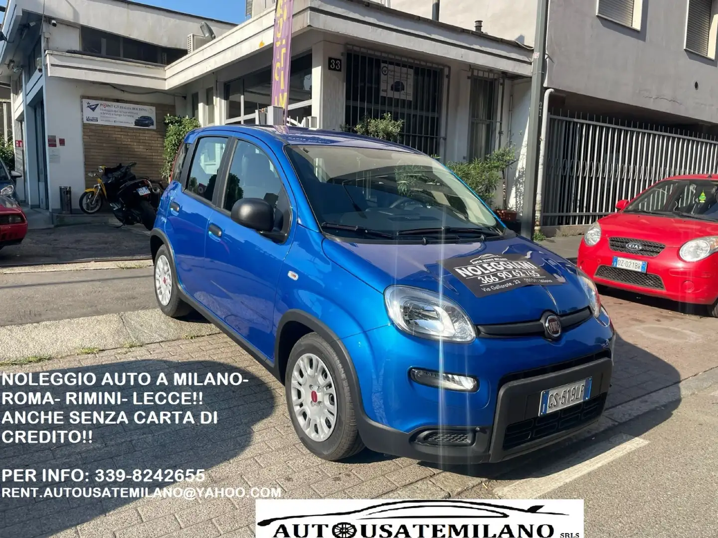Fiat Panda SOLO NOLEGGIO GIORNALIERO A PARTIRE DA € 35,00 Gris - 1