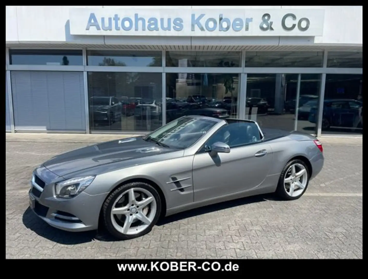 Mercedes-Benz SL 500 LEDER+NAVI+AIRCARF+GLASDACH+KAMERA+SHZ+LM Silber - 1