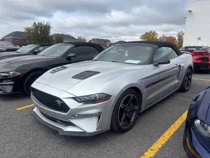 Silver 2019 Ford Mustang Convertible Rear-Wheel Drive Automatic
