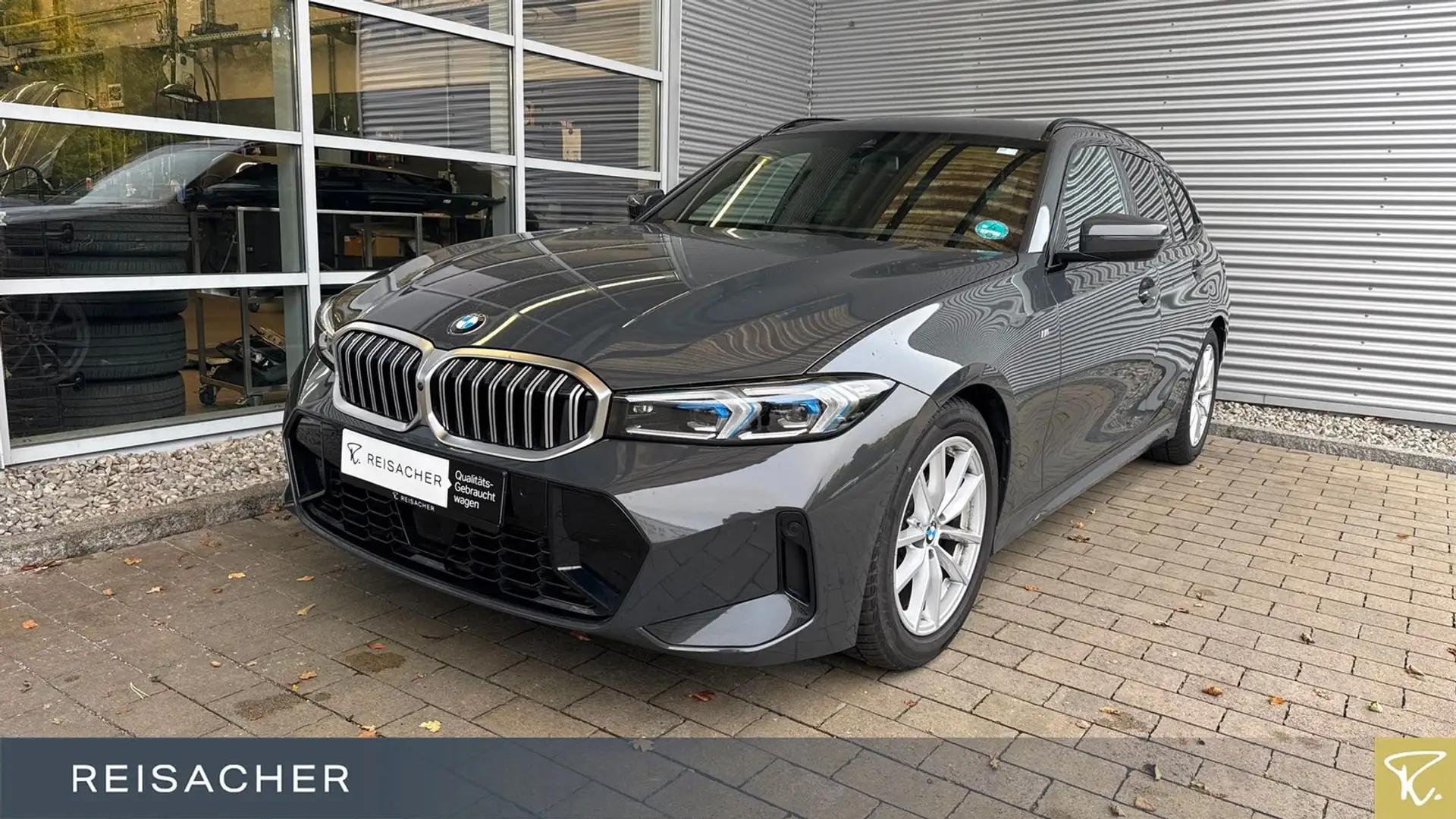 BMW 320 dA Touring M-Sport Navi HUD 360° ACC adLED Grau - 1