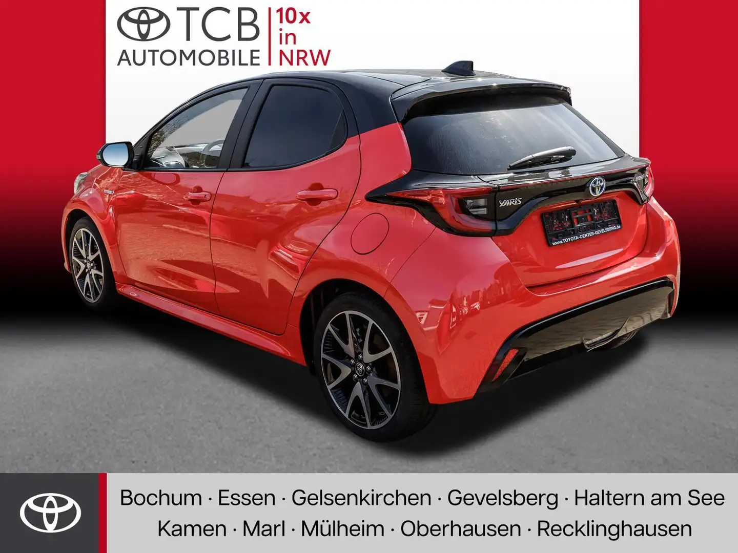 Toyota Yaris 1.5 Hybrid Premiere Edition PDC KLIMA Rosso - 2