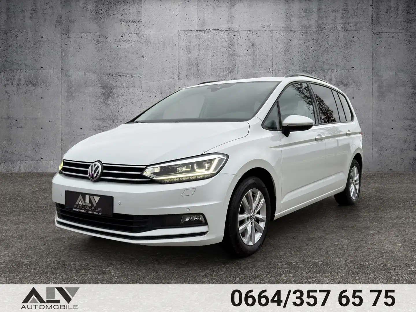 Volkswagen Touran Comfortline BMT TDI DSG LED|RFK|ACC 2.Besitz Weiß - 2