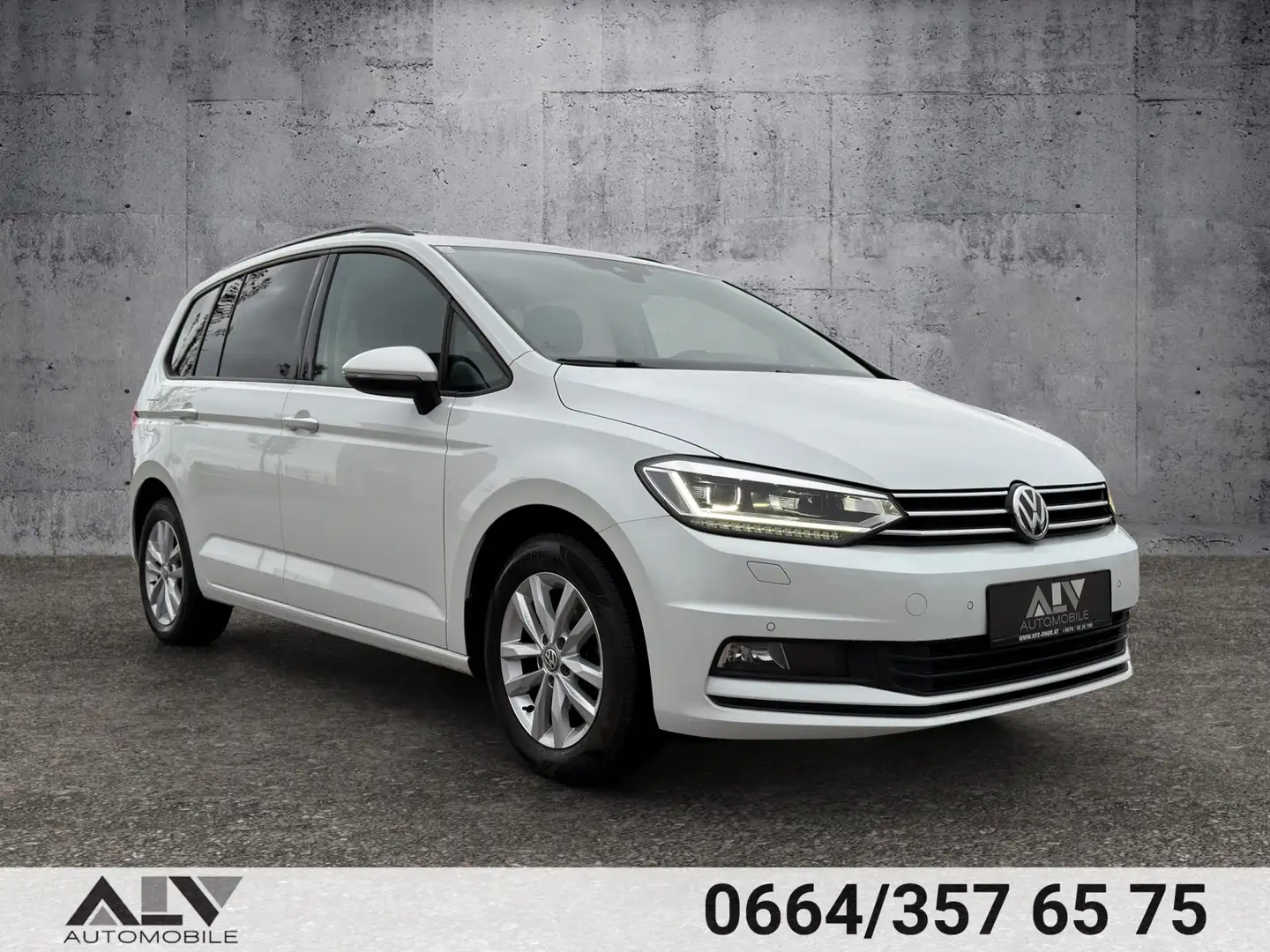 Volkswagen Touran Comfortline BMT TDI DSG LED|RFK|ACC 2.Besitz Weiß - 1