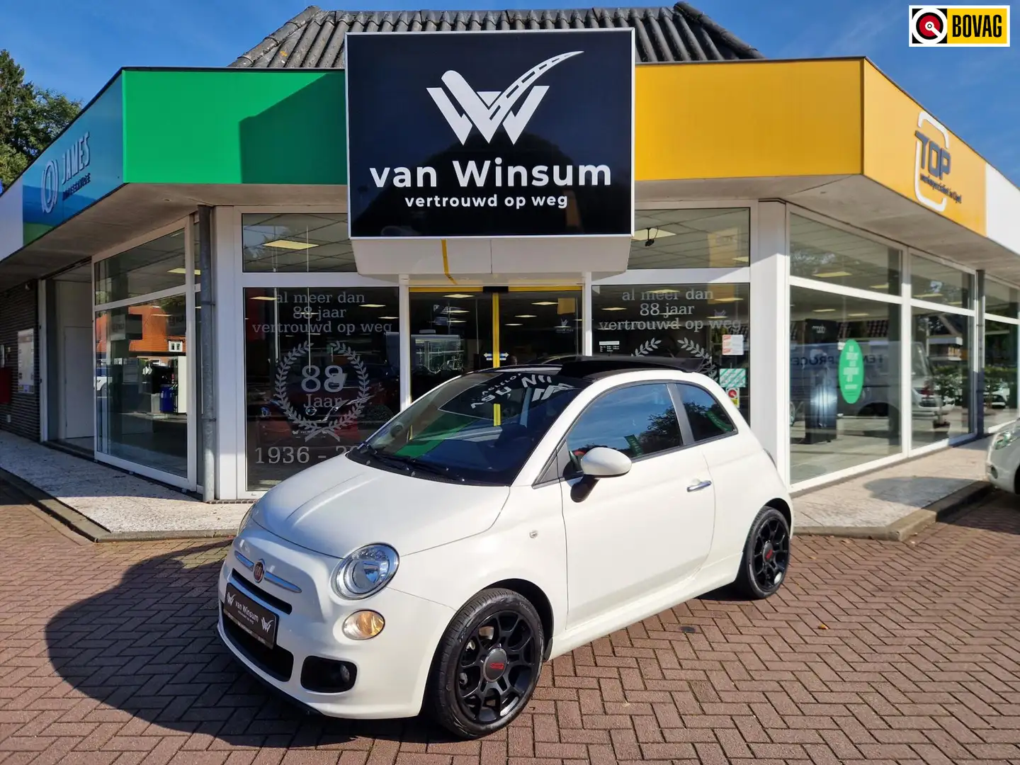 Fiat 500C 1.2 500S | Cabrio | Blanc - 1