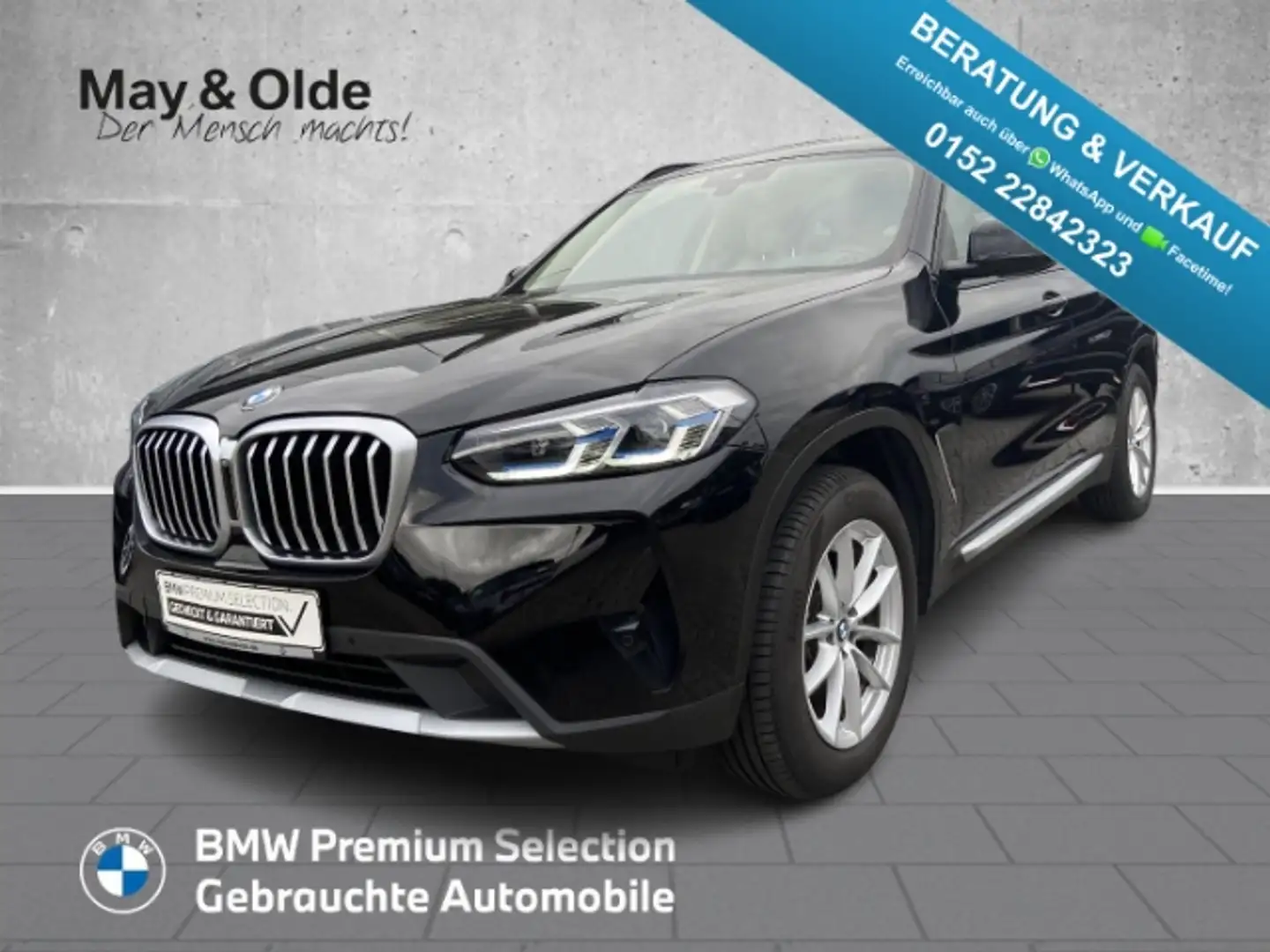 BMW X3 xDrive20d Navi Laser SHZ PDC Sportsitze DA Schwarz - 1