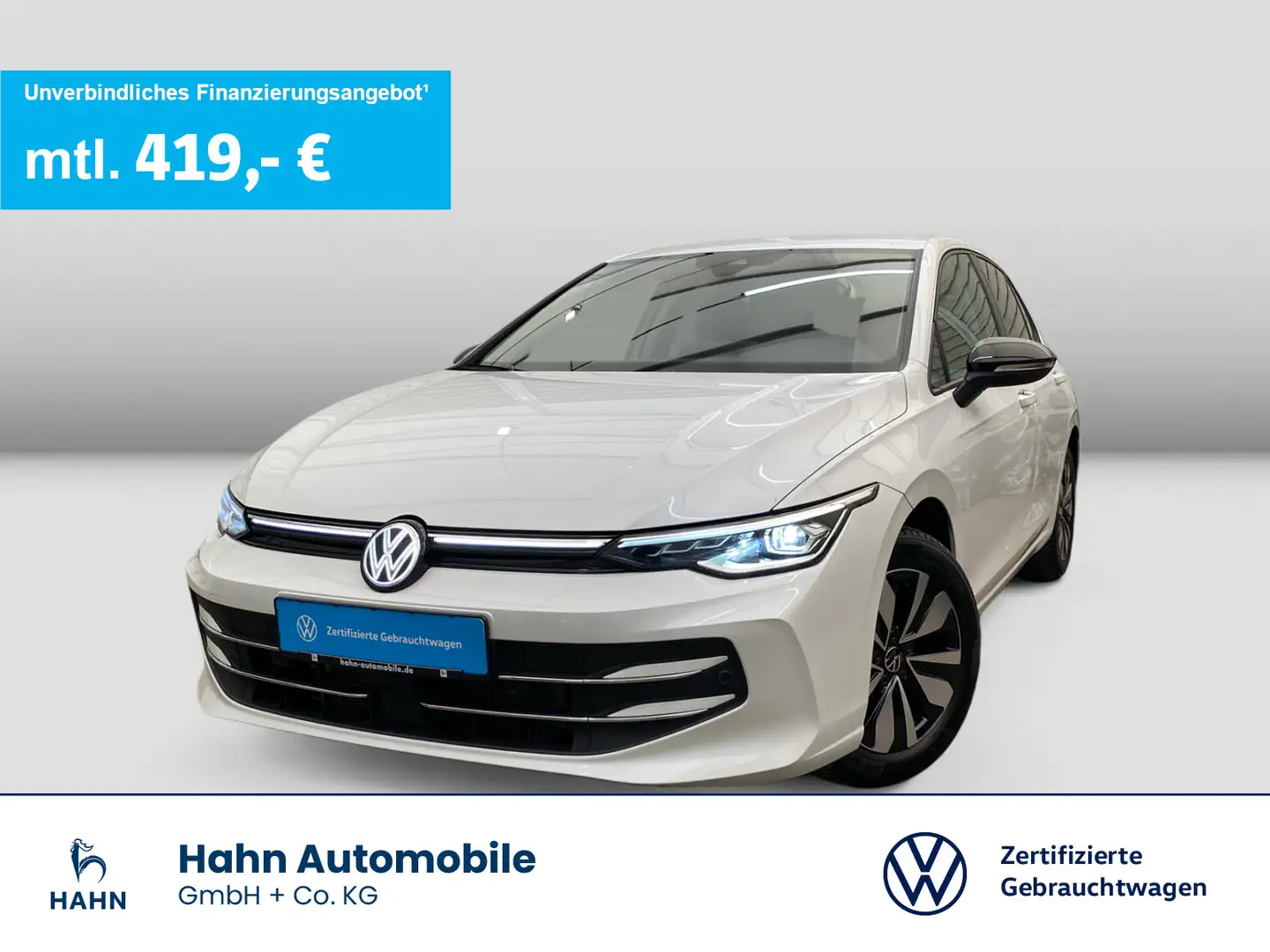 Volkswagen Golf VIII 2.0 TDI DSG AHK Navi Kamera ACC LED Weiß - 1