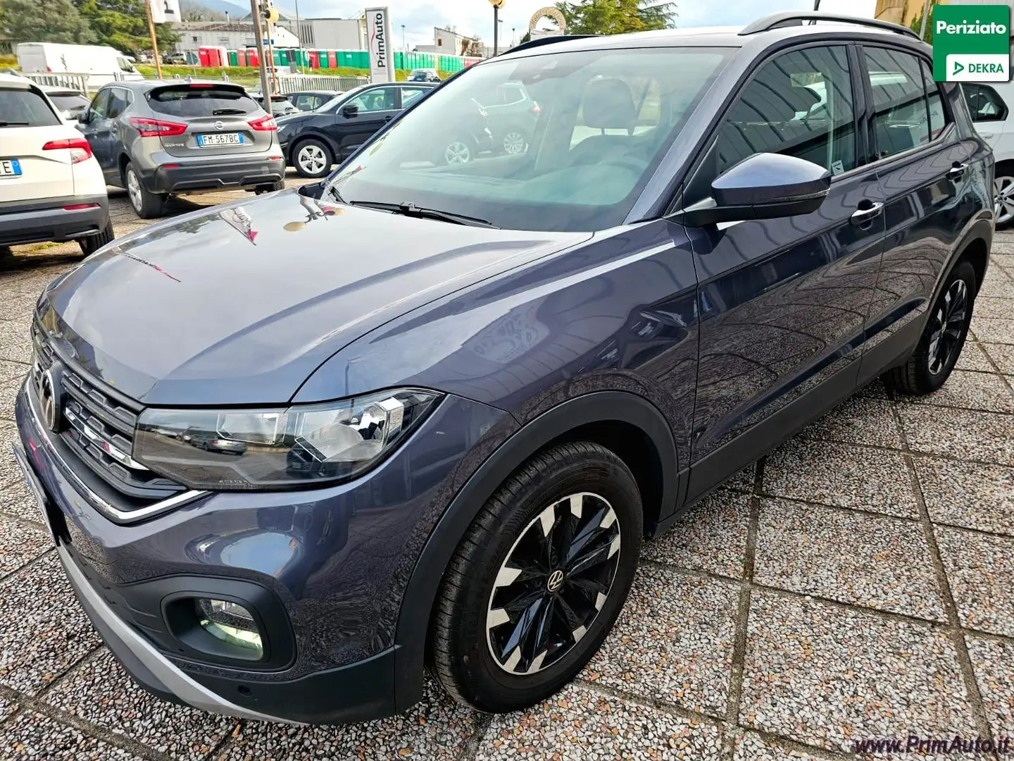 Volkswagen T-Cross 1.0 TSI 95cv "LIFE" + optional - AUTO UFFICIALE VW Gris - 1