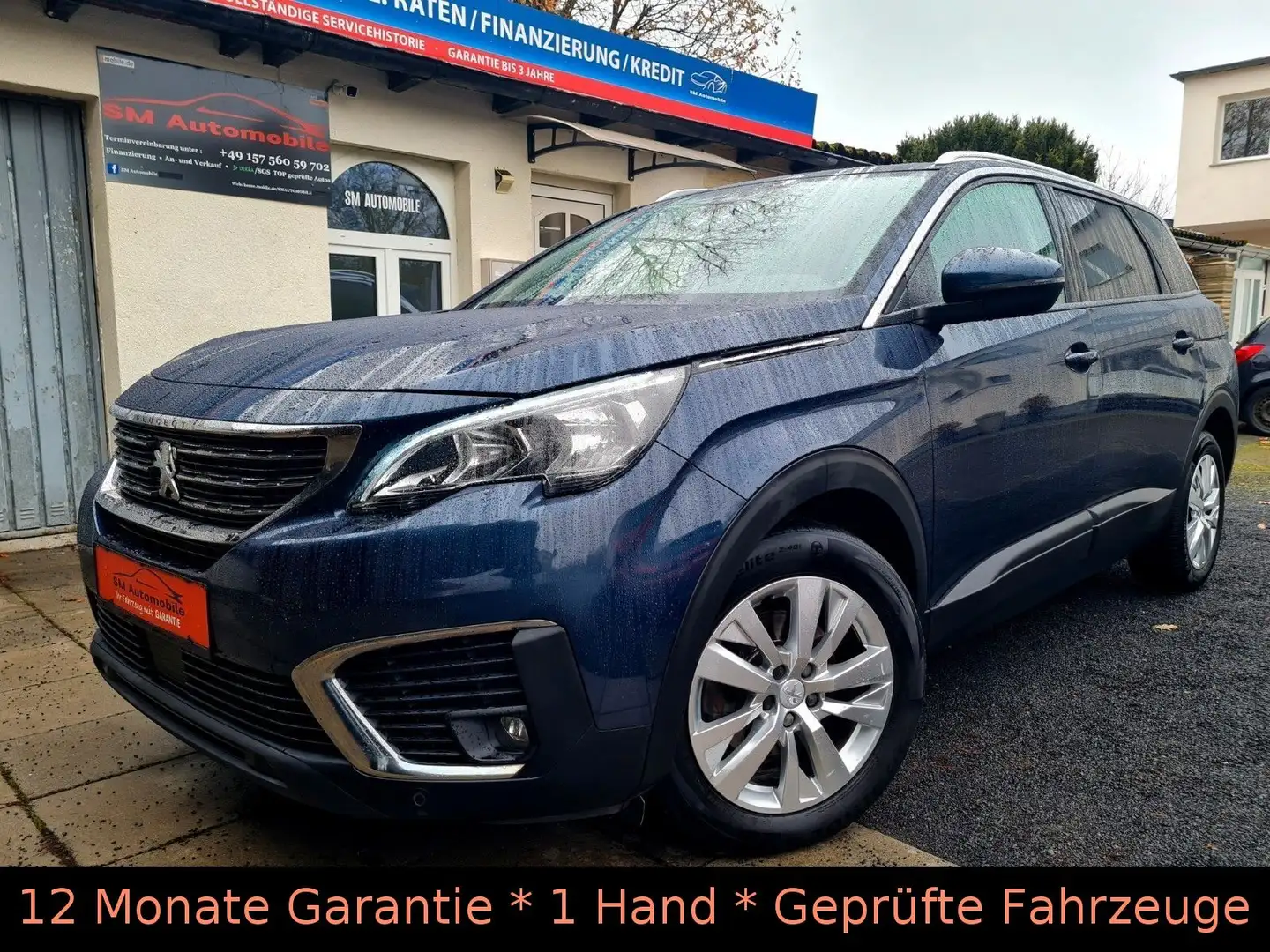 Peugeot 5008 BlueHDI AUT/7 Sitze/NAVI/SpurAssist/LED/AHK Bleu - 2
