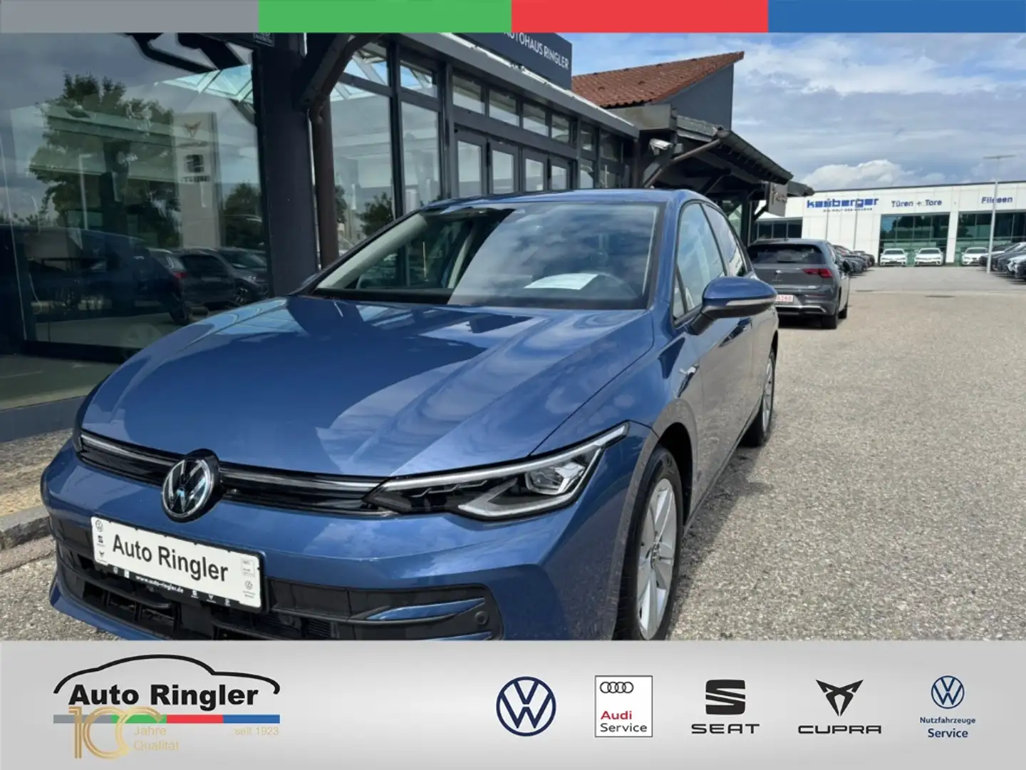 Volkswagen Golf 1.5 TSI Life+LED+NAVI+SHZ+ACC+PDC Blau - 1