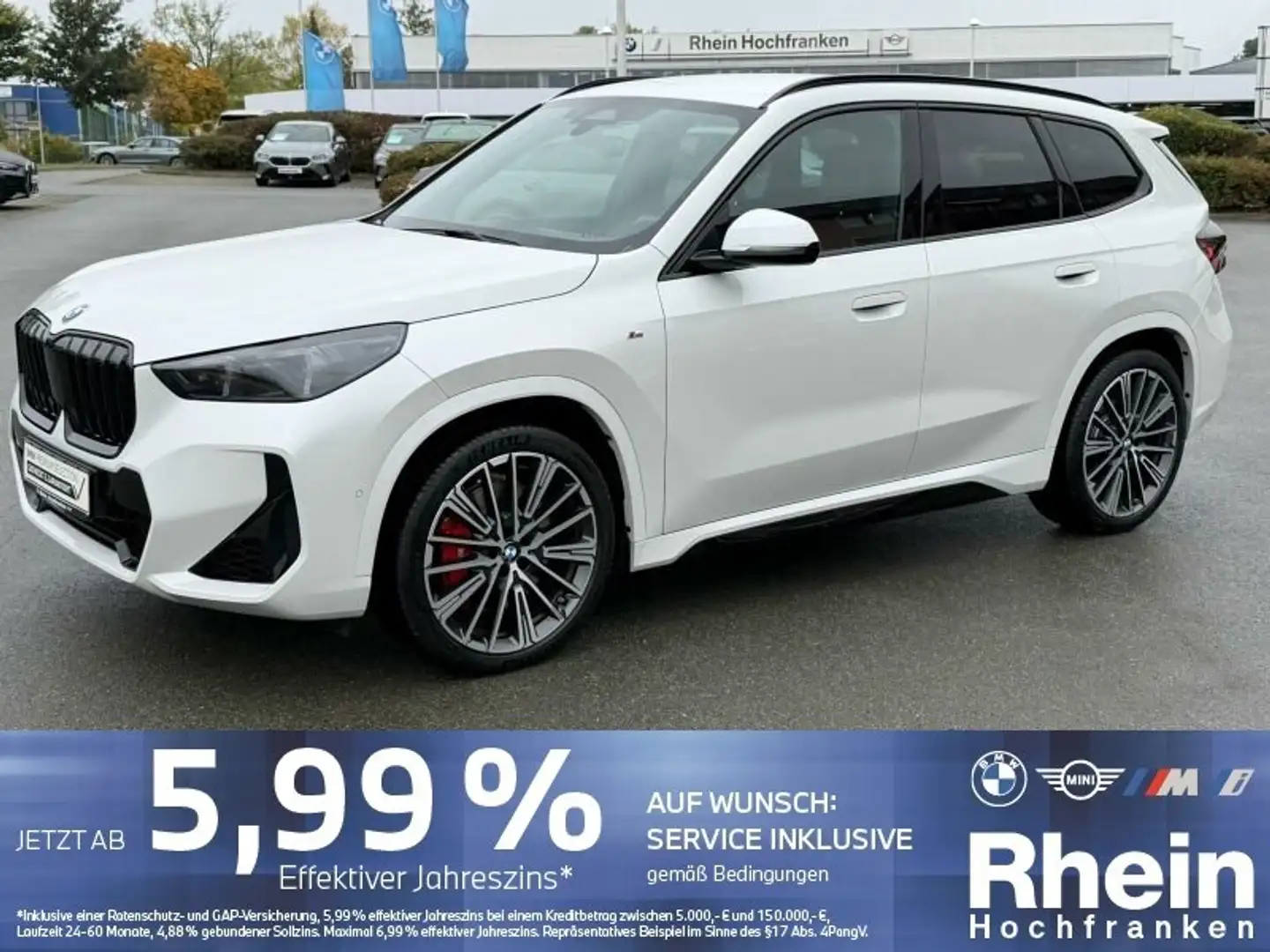 BMW X1 xDrive23i M Sportpaket ACC AHK MEMORY H/K LED Weiß - 1