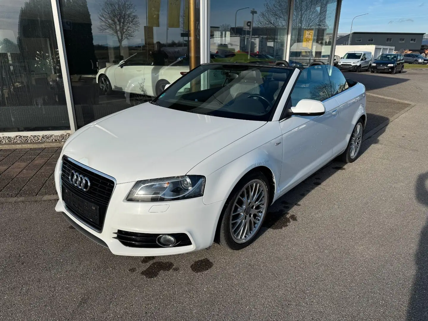 Audi A3 Cabriolet S line Sportpaket / plus MOTOR NEU Blanc - 1