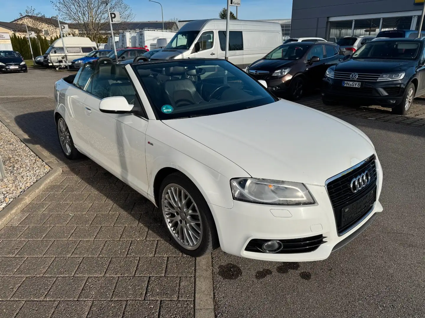 Audi A3 Cabriolet S line Sportpaket / plus MOTOR NEU Blanc - 2