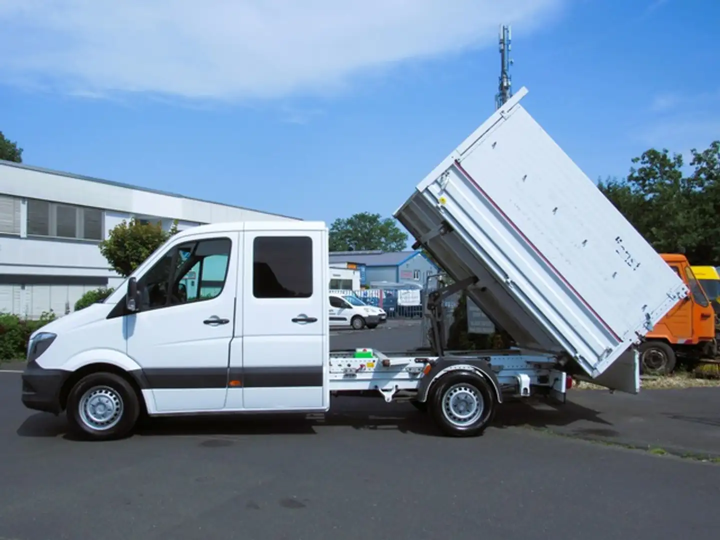 Mercedes-Benz Sprinter 313CDI Dreiseiten Kipper R-Cam AHK 3,5t Blanc - 2