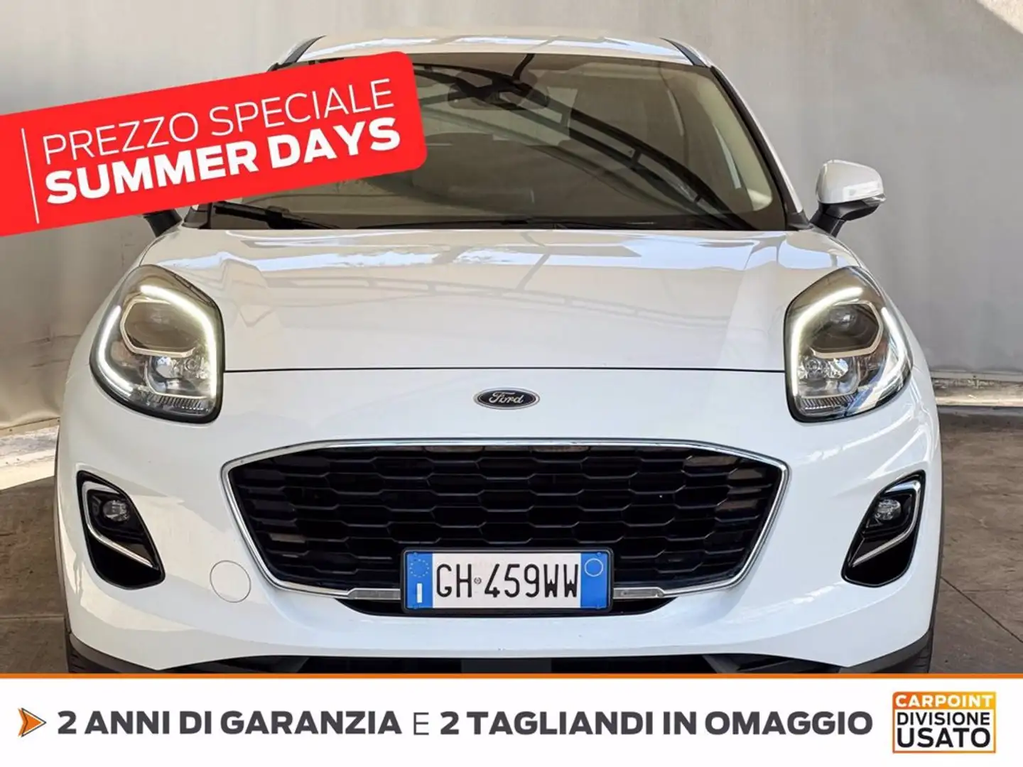 Ford Puma 1.0 ecoboost h titanium x s&s 125cv Bianco - 2
