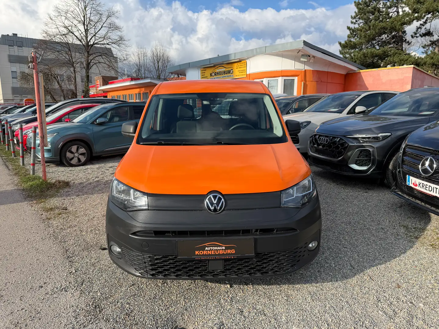 Volkswagen Caddy Kastenwagen Cargo 2,0 TDI *1.Besitz*AHV*Klima* Orange - 2