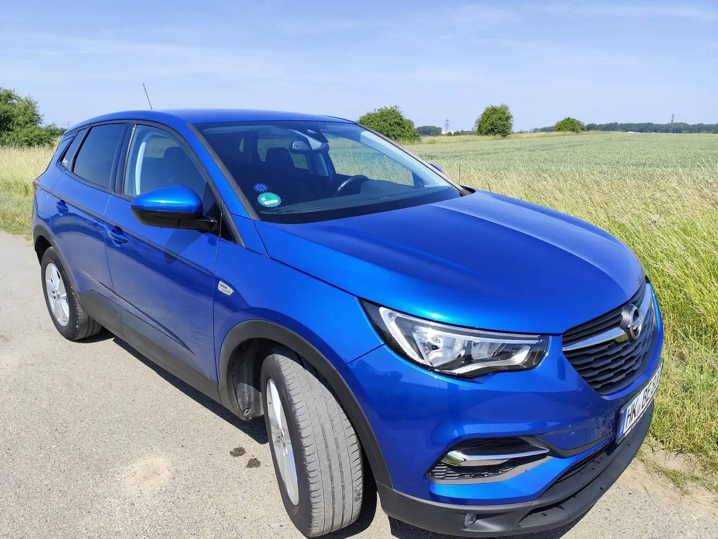 Opel Grandland X Edition. Kamara. Sitz.-Lenkrad u. Fensterheizung. Blau - 1