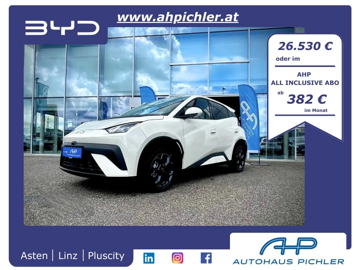 BYD Dolphin Surf Comfort 43kWh 156PS LAGER AKTION Білий - 1