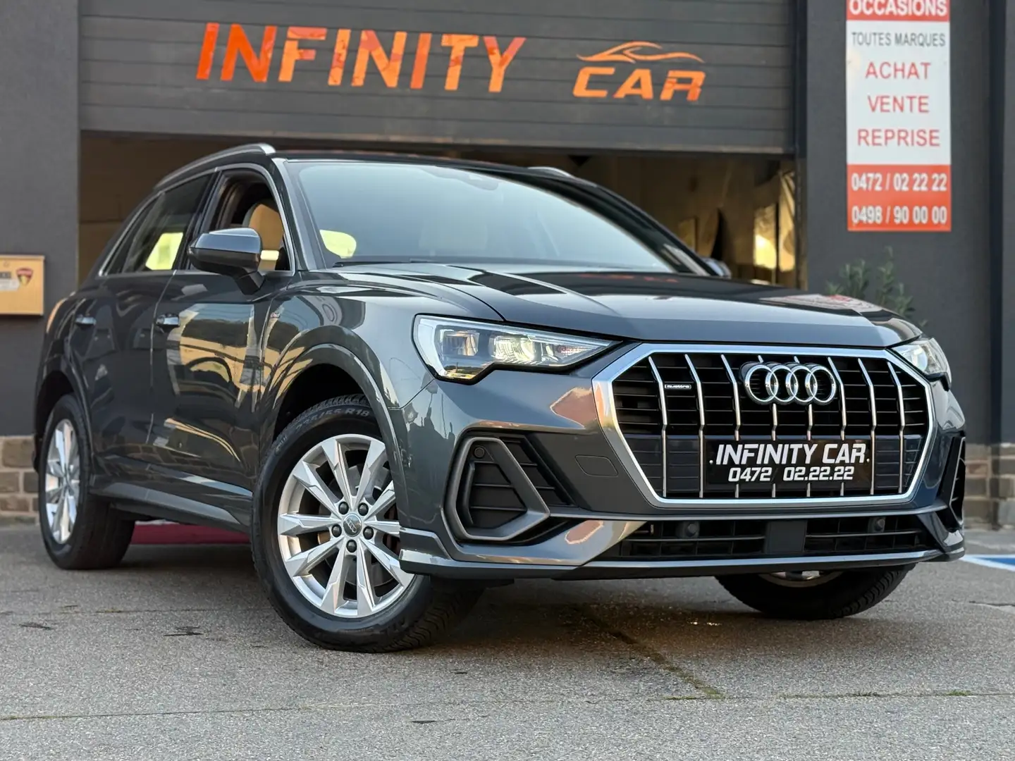 Audi Q3 Q3 40 TDi Quattro S line S tronic Gris - 1