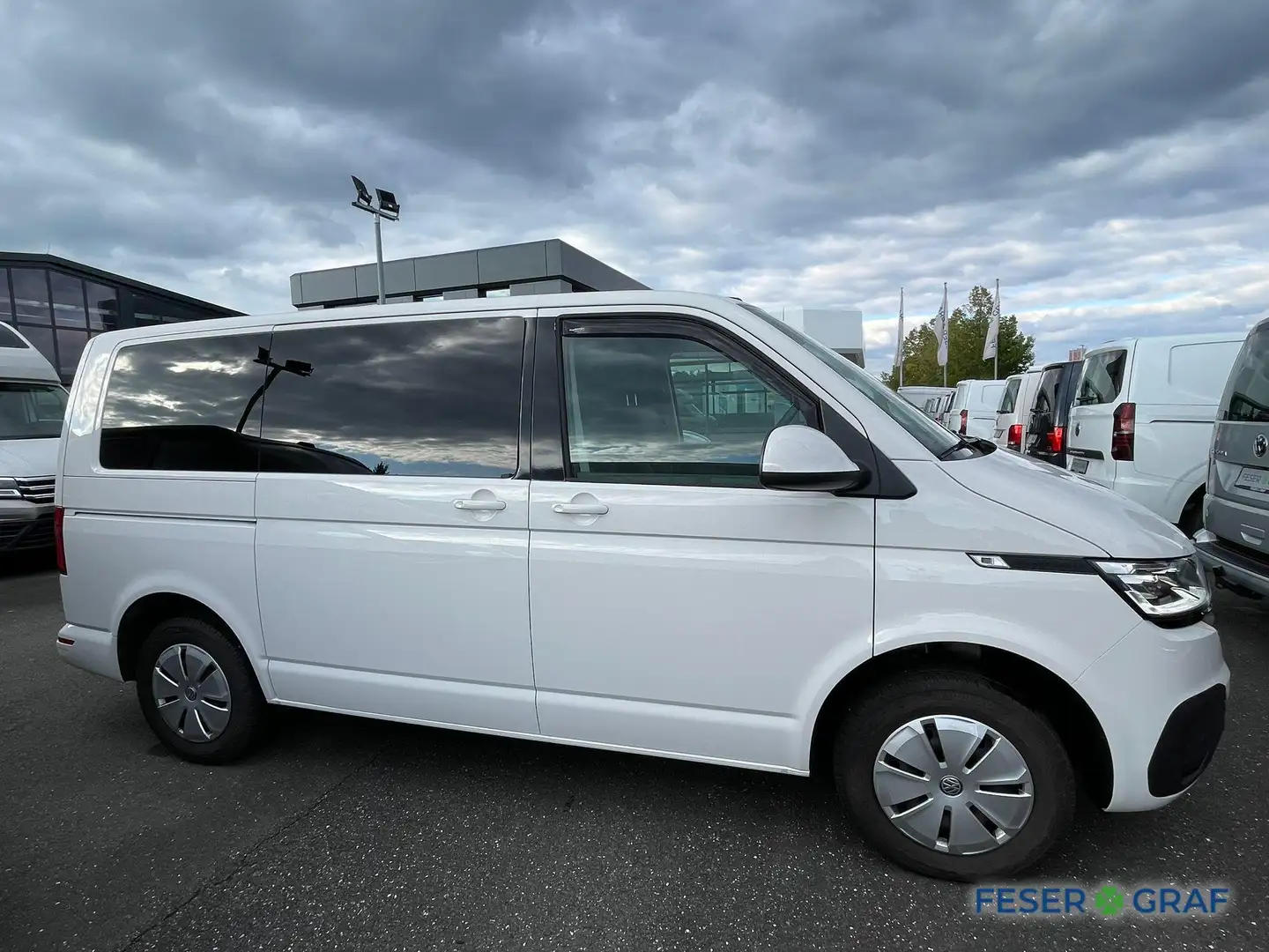 Volkswagen T6.1 Kombi 6.1 T6.1 Kombi 2.0 TDI 6-Gang 5-Sitzer AHK Blanc - 2