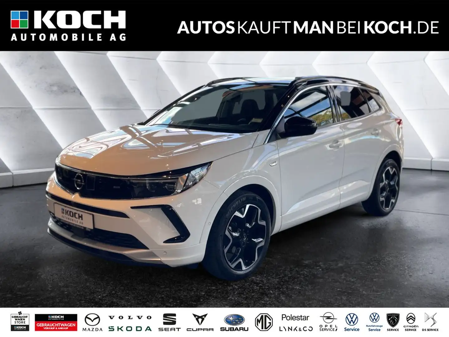 Opel Grandland X 1.5 D Ultimate LED SHZ KAM PDC NAV DAB Weiß - 1