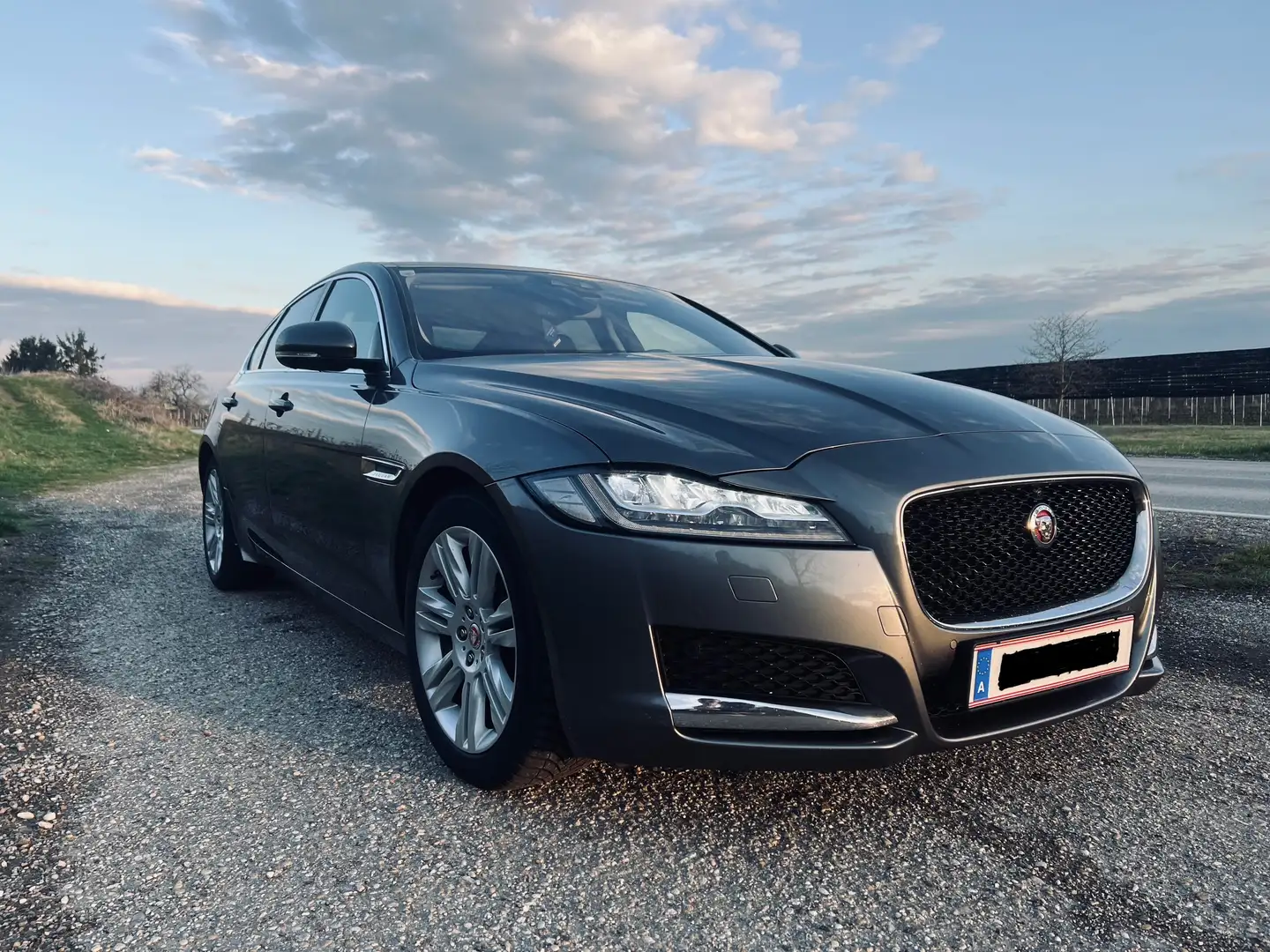 Jaguar XF 20d Portfolio Aut. Grau - 1