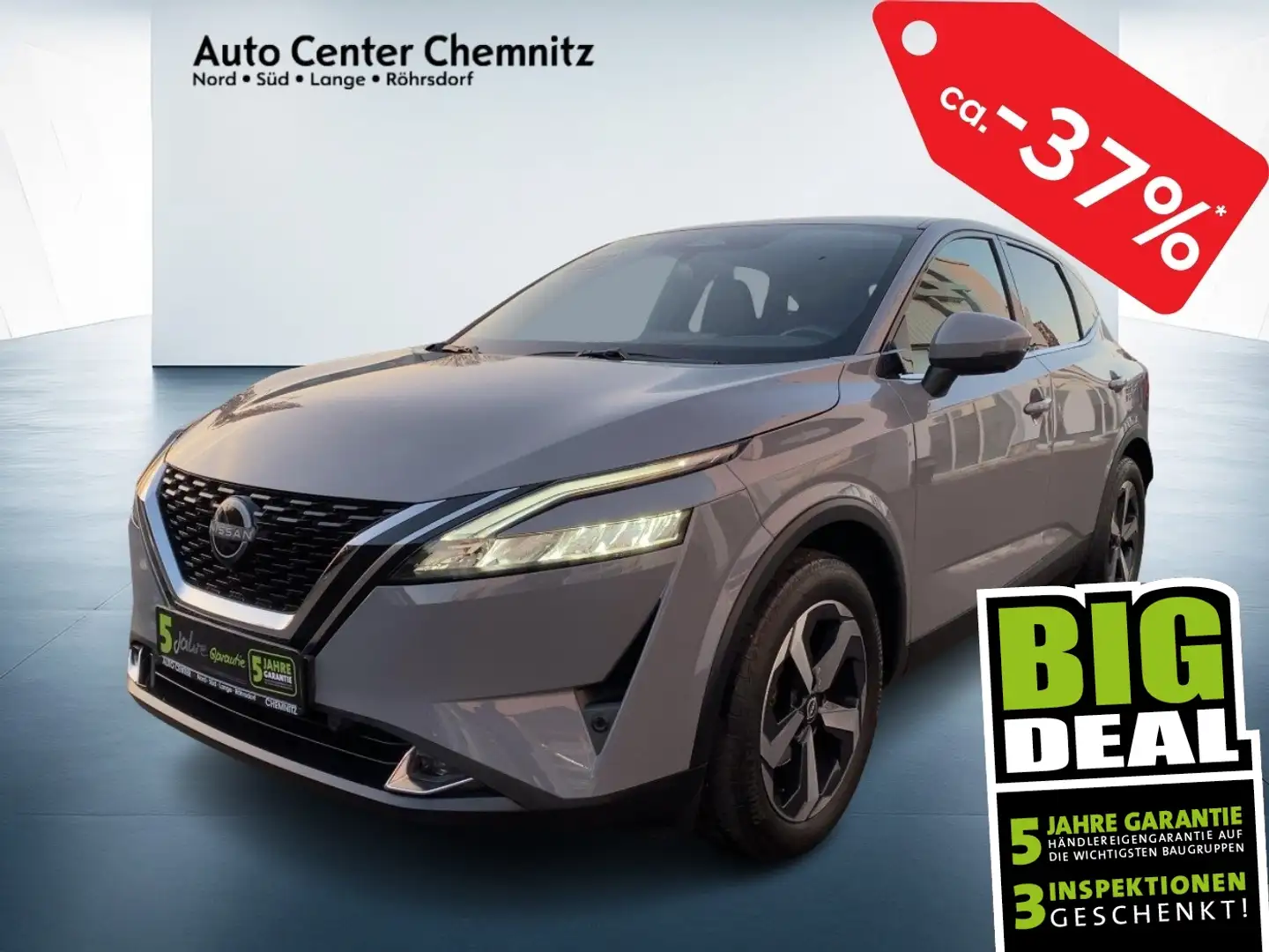 Nissan Qashqai CVT MHEV N-Connecta 4x4 LED/Navi/PDC/360° Grau - 1