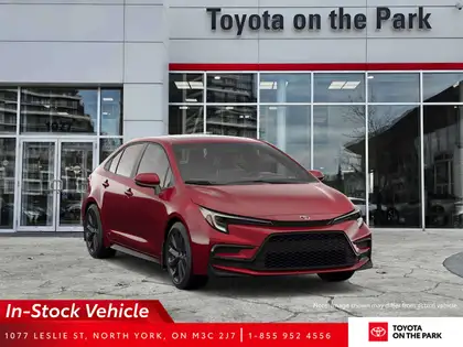 Red 2026 Toyota Corolla Hybrid XSE AWD Sedan Automatic