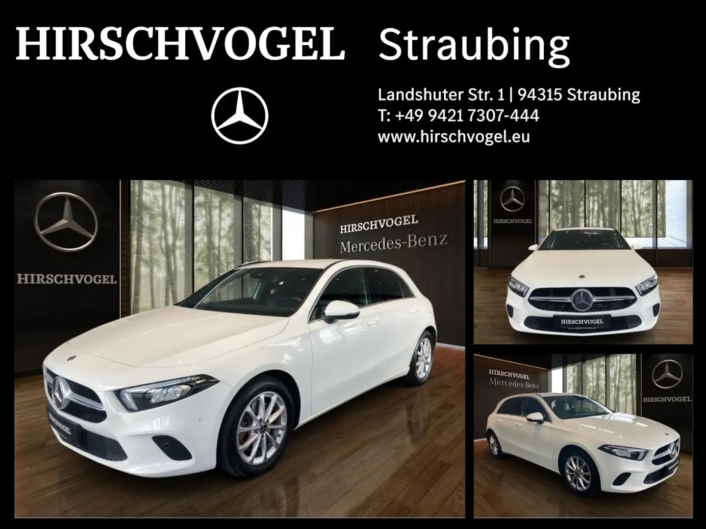 Mercedes-Benz A 250 4M Progressive+MBUX+Navi-Prem.+LED+PDC+SHZ Blanc - 1