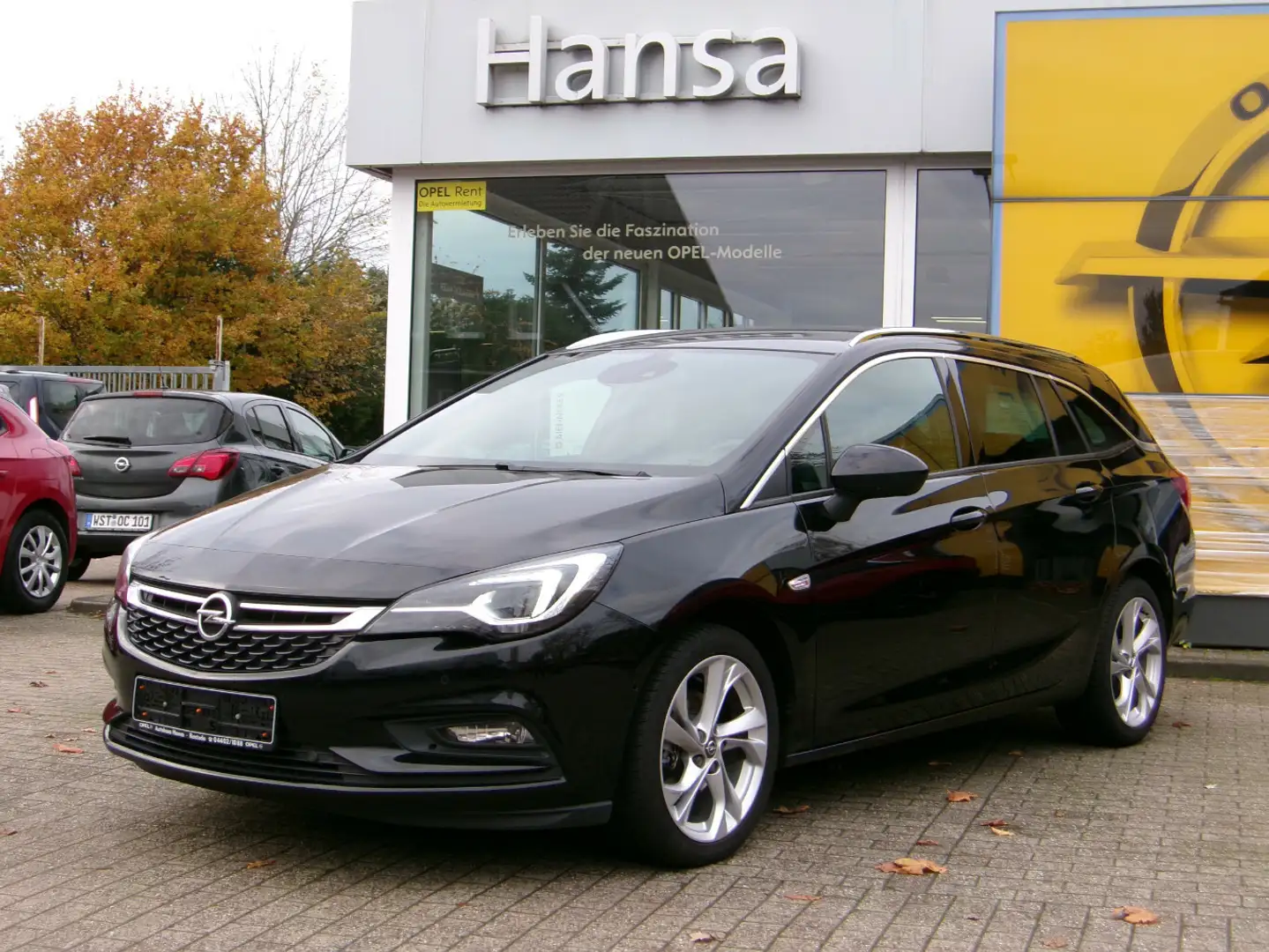 Opel Astra Dynamic Klima Navi Kamera SZHZG LED LHZ Negro - 1