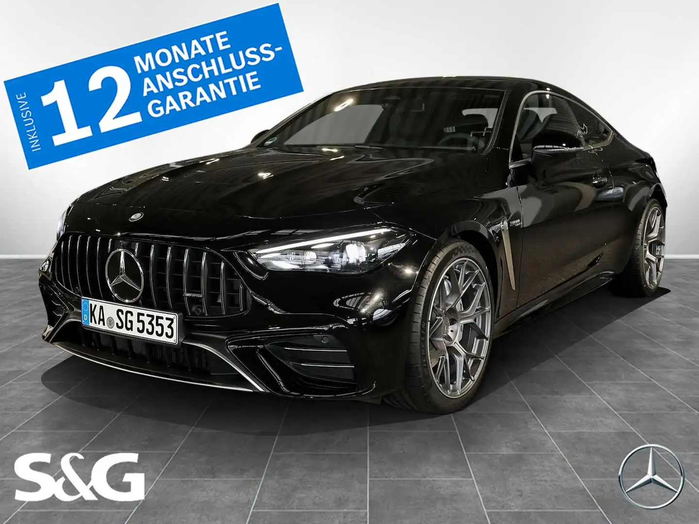 Mercedes-Benz CLE 53 AMG 4M+ Coupé MBUX+360°+DIG-LED+Burmester Schwarz - 1