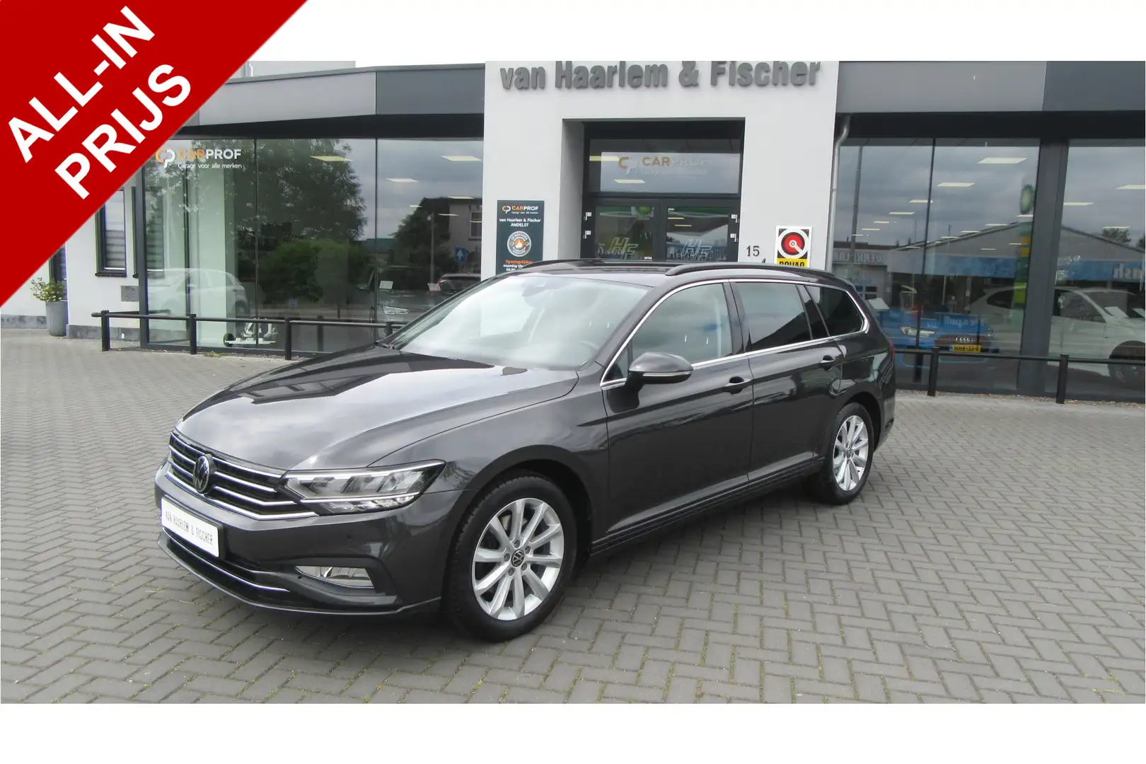 Volkswagen Passat Variant 1.5 TSI 150PK DSG Comfort, Navi, El. Trekhaak, Car Gris - 1