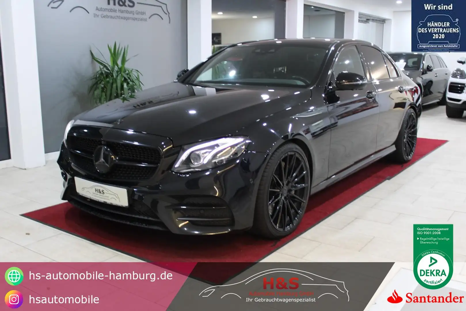 Mercedes-Benz E 400 4Matic AMG Line *ACC*Panorama*Memory*360 Kamera* Schwarz - 1