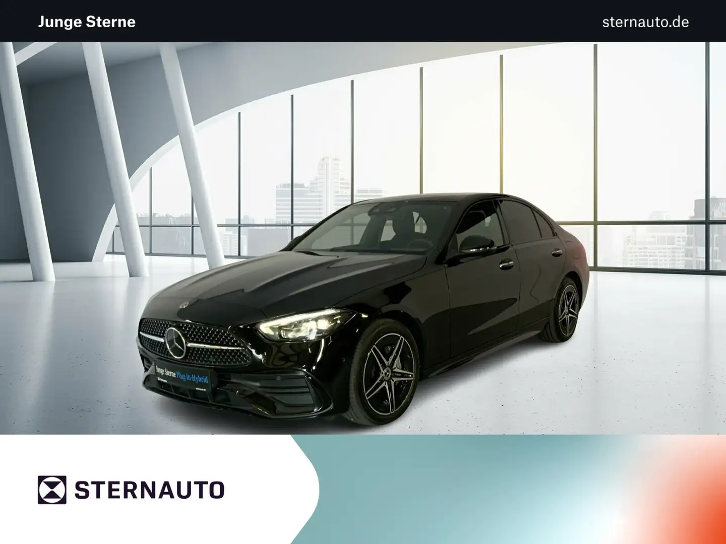Mercedes-Benz C 400 C 400 e 4M AMG Night DISTRO Pano Sound WinterPak Чорний - 1