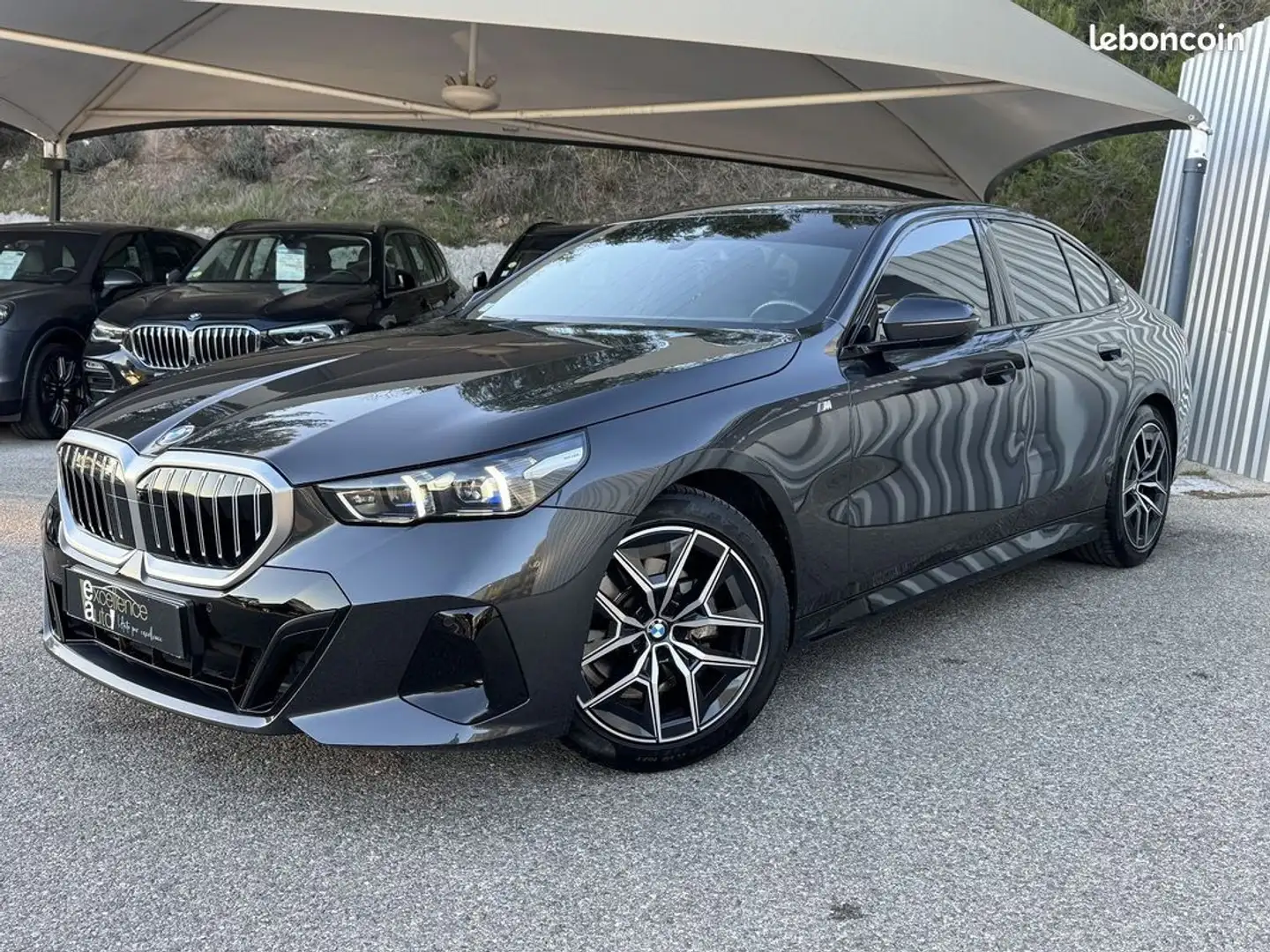 BMW 520 SERIE (G60) 520DA 197CH M SPORT XDRIVE TVA RECUPERABLE Gris - 2