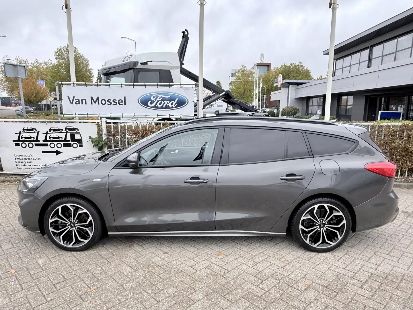 Ford Focus Wagon 1.0 EcoBoost ST Line Business Afn. Trekhaak Gris - 2