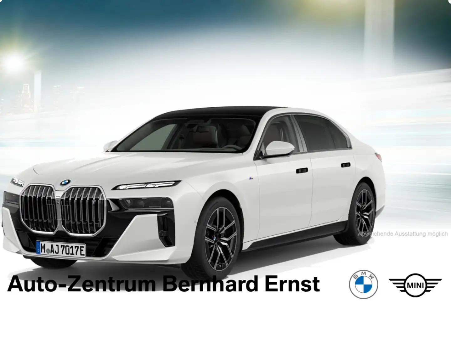 BMW i7 eDrive50 M SPORT PANO B&W Iconic Glow Blanc - 2