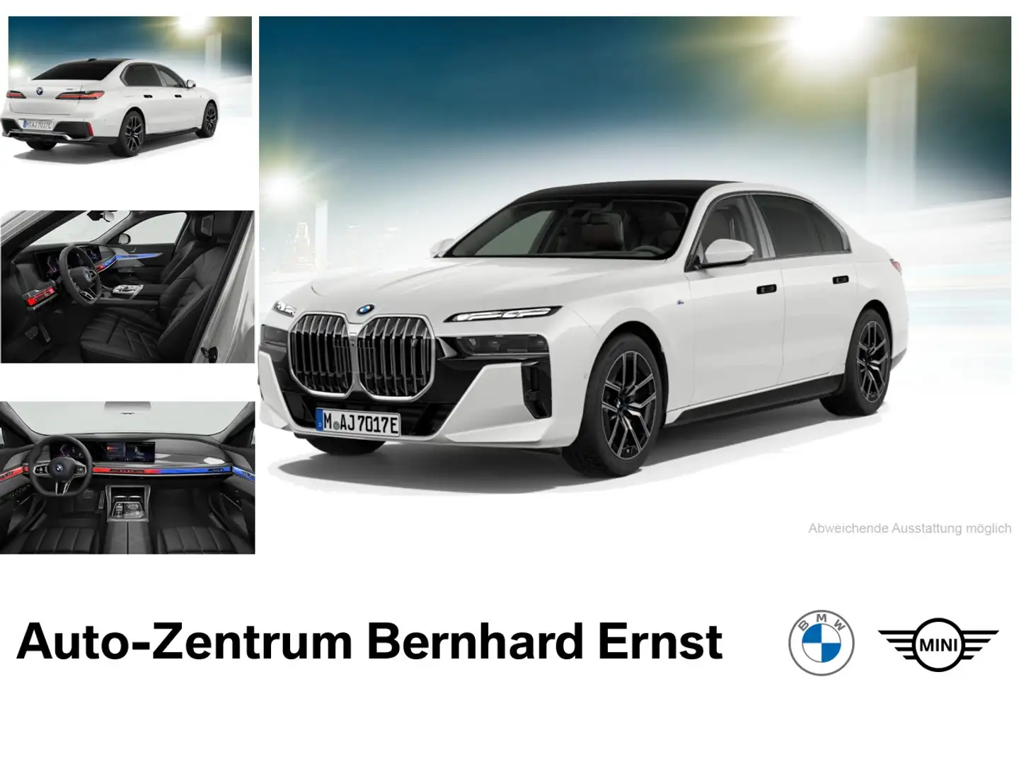 BMW i7 eDrive50 M SPORT PANO B&W Iconic Glow Blanc - 1