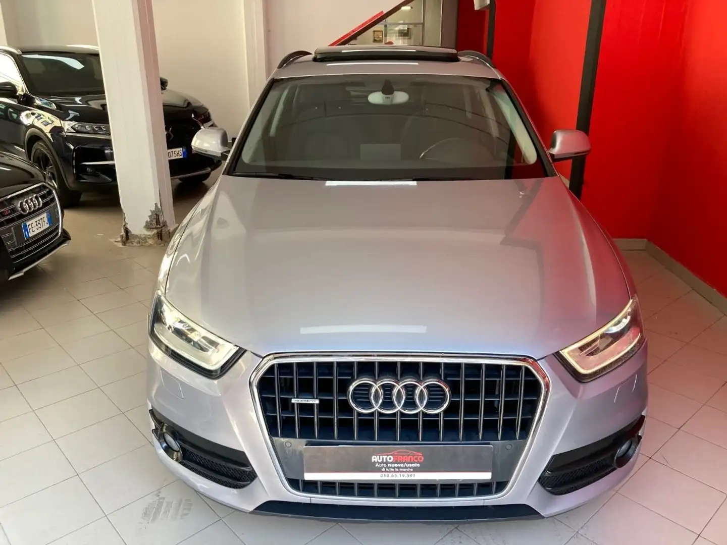 Audi Q3 2.0 tdi Advanced Plus quattro 140cv s-tronic Argento - 2