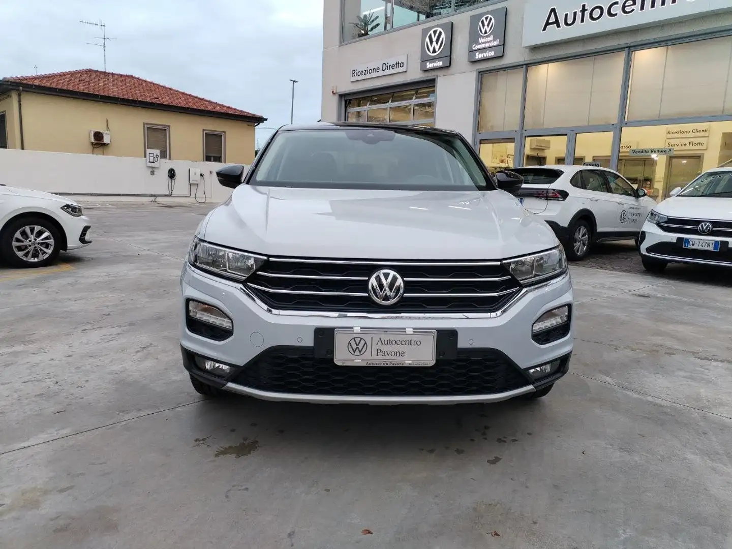 Volkswagen T-Roc 1.6 tdi Style 115 CV -Bicolor-App Connect-IQ Drive Weiß - 2