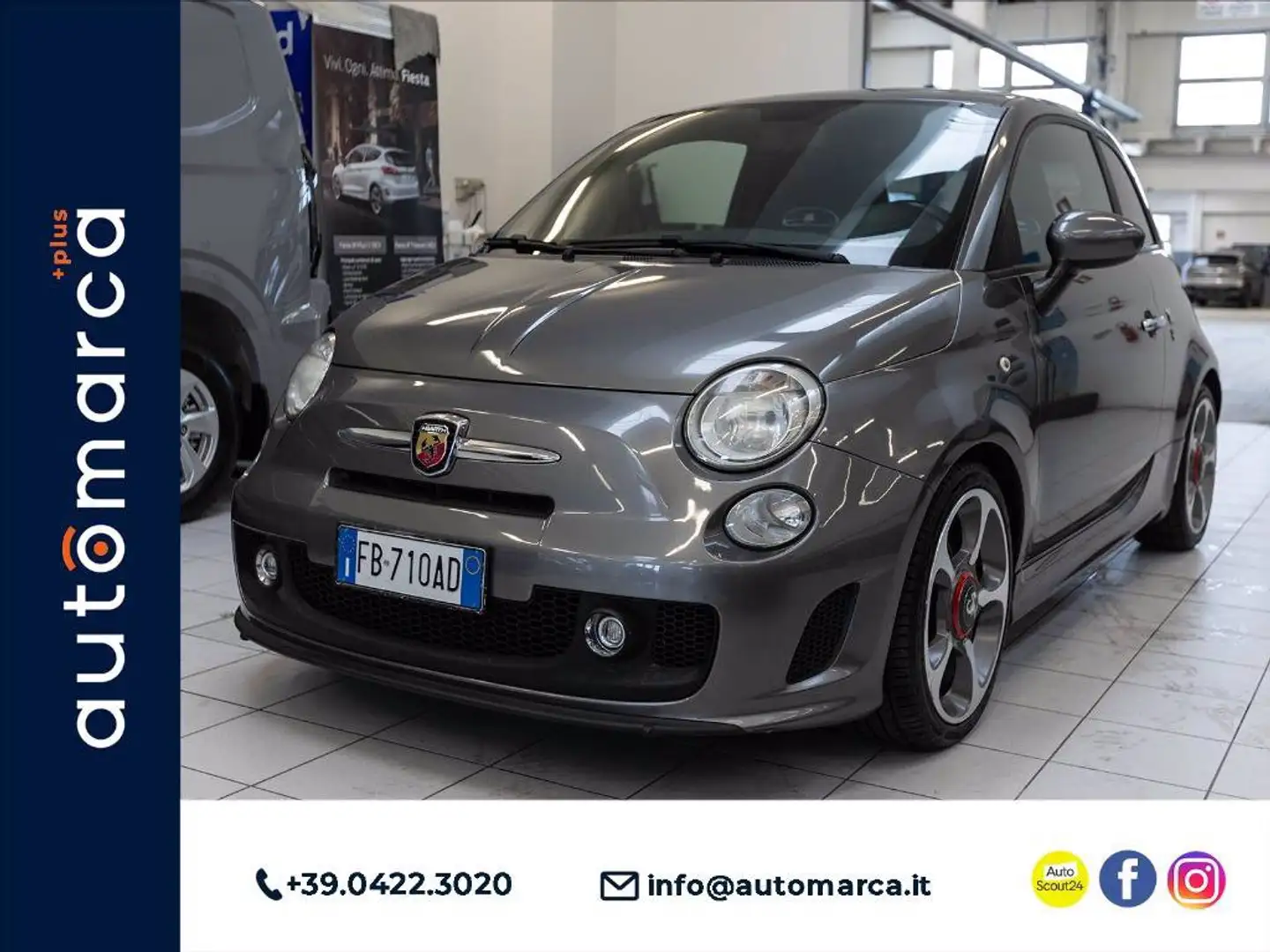 Abarth 500 595 1.4 16v t. t-jet 140cv Gris - 1