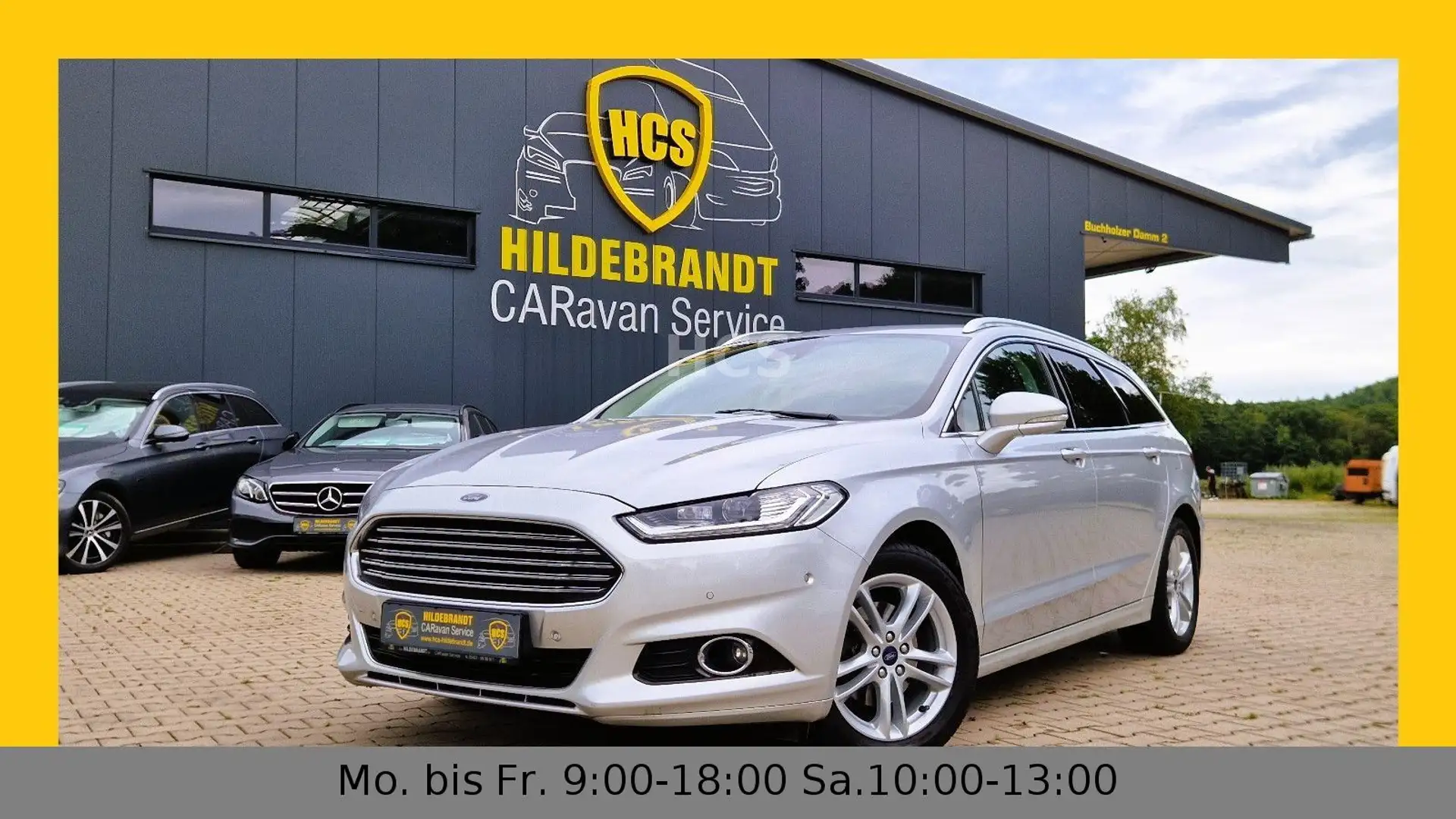 Ford Mondeo Turnier Titanium LED Kamera AHK 2200kg Silber - 1