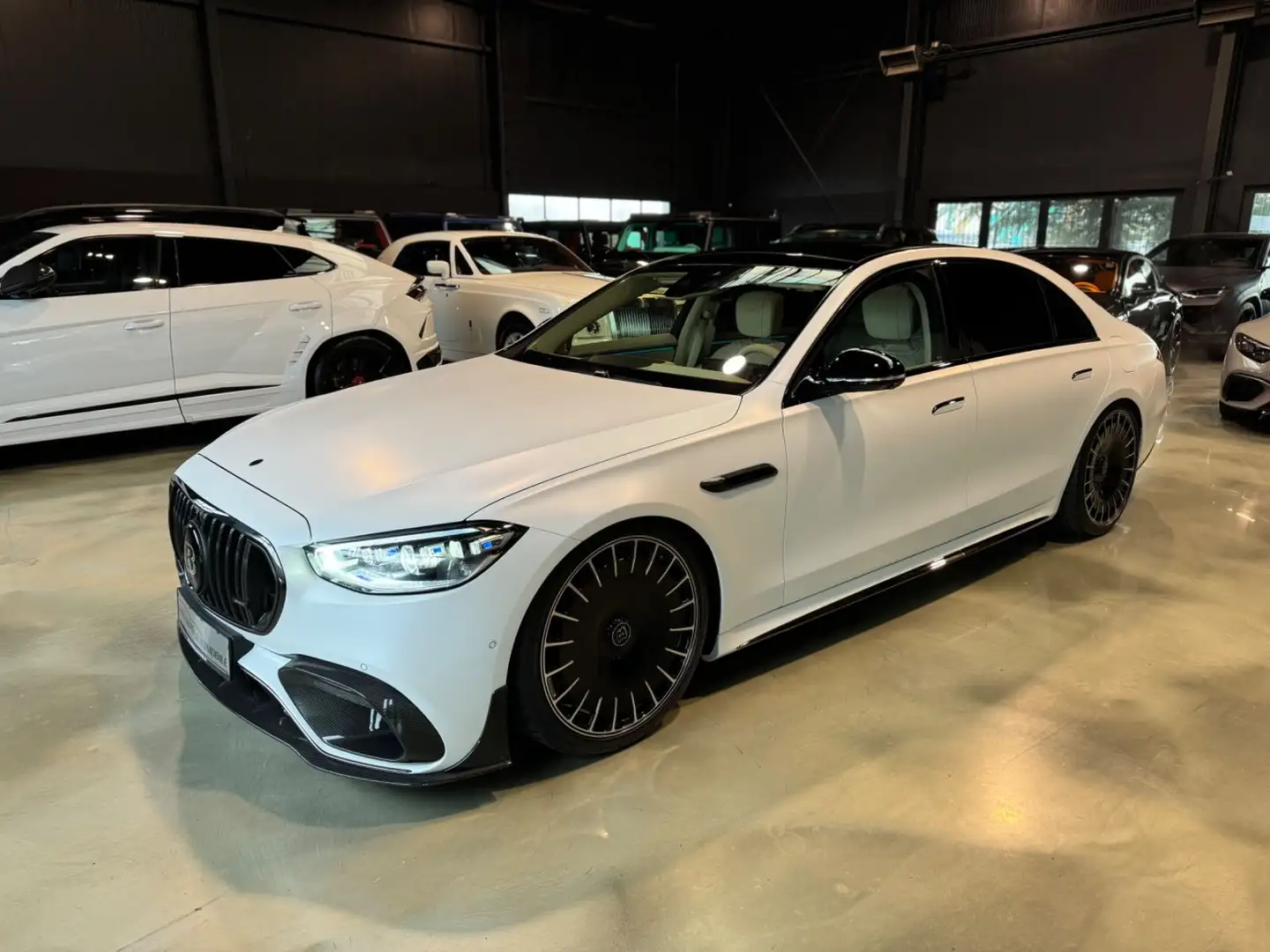 Mercedes-Benz S 63 AMG S 63 E AMG LONG BRABUS 930 MAGNO/CARBON/LEATHER Blanco - 1