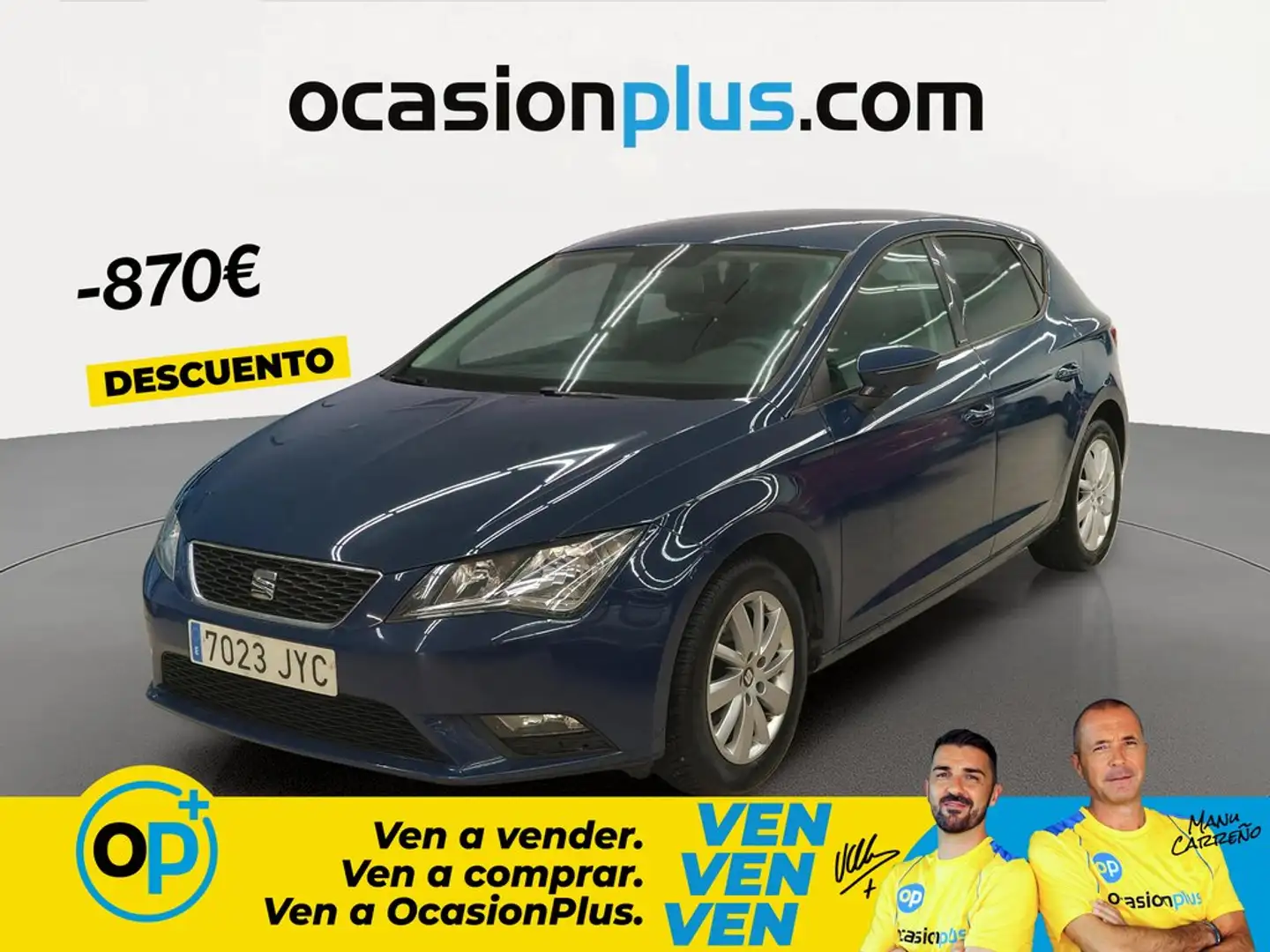 SEAT Leon 1.6TDI CR S&S Reference 110 Azul - 1