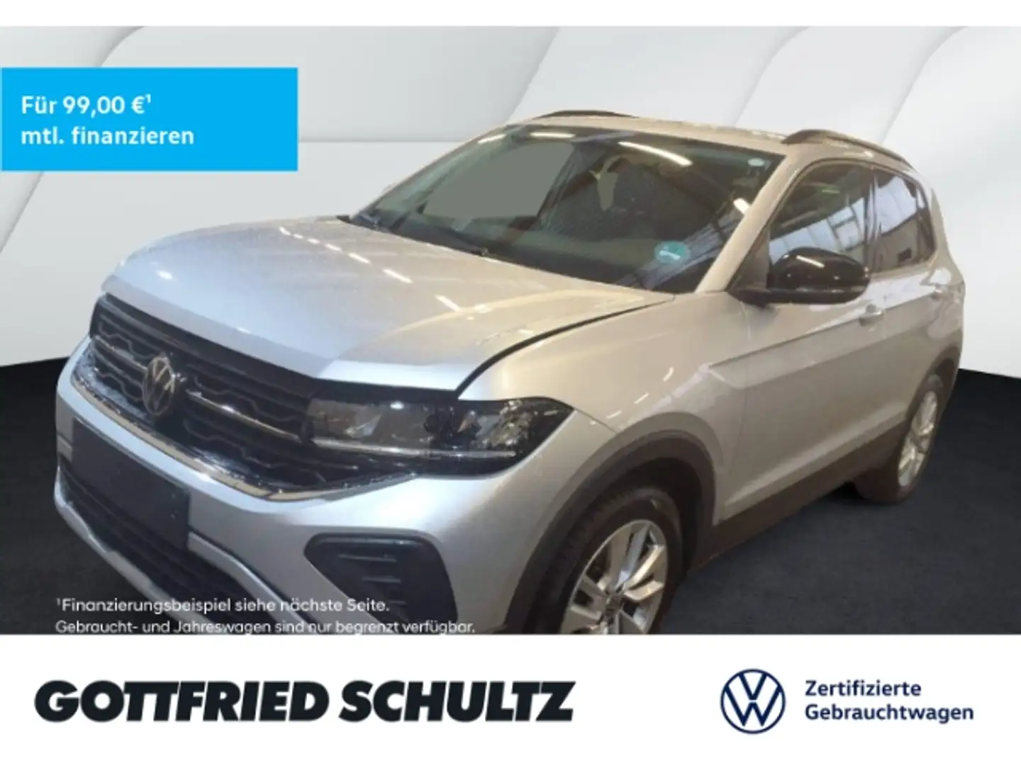 Volkswagen T-Cross Goal 1.0 TSI LED ACC Navi Sitzheizung Silber - 1