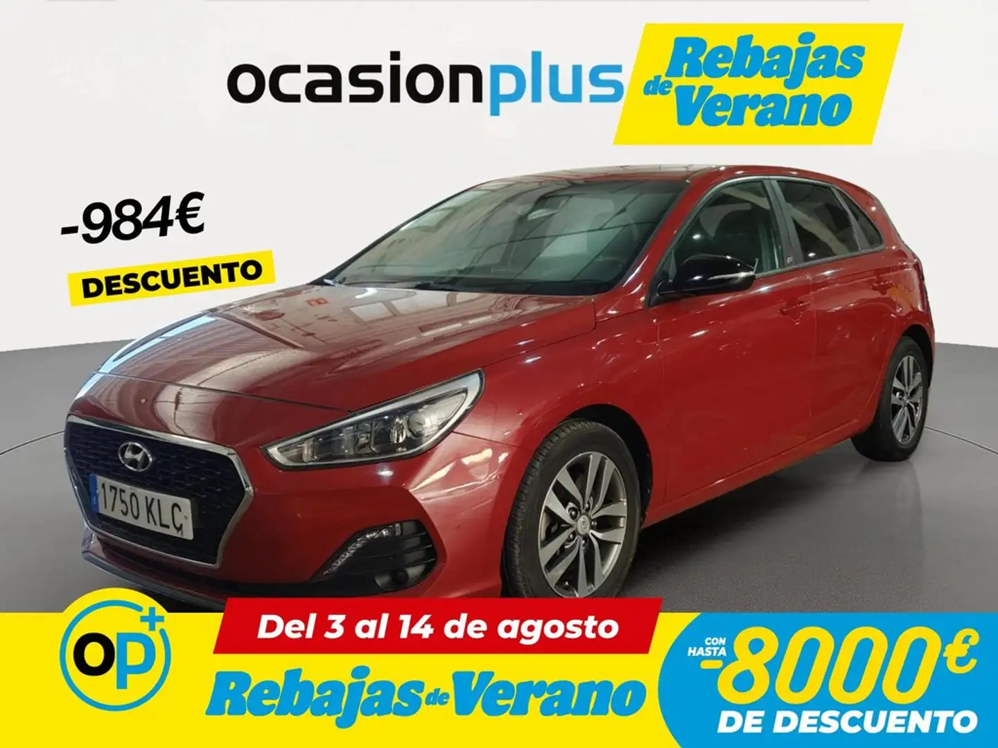 Hyundai i30 1.6CRDi Tecno 110 Rojo - 1